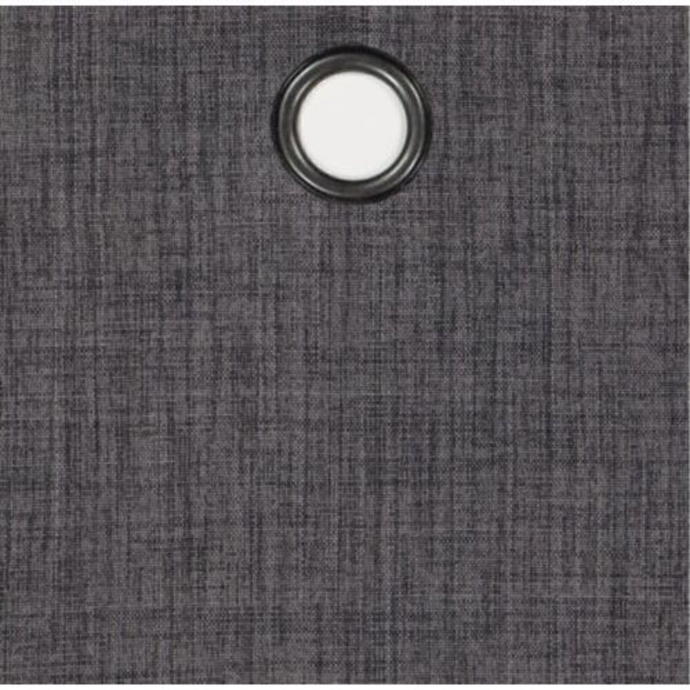 Eclipse 63"x52" Rowland Blackout Curtain Panel (One Panel) Charcoal - Picture 7 of 9